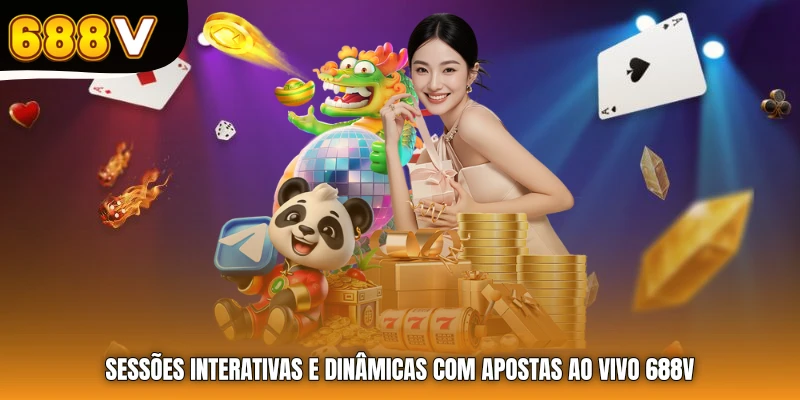Sessões interativas e dinâmicas com Apostas ao Vivo 688V